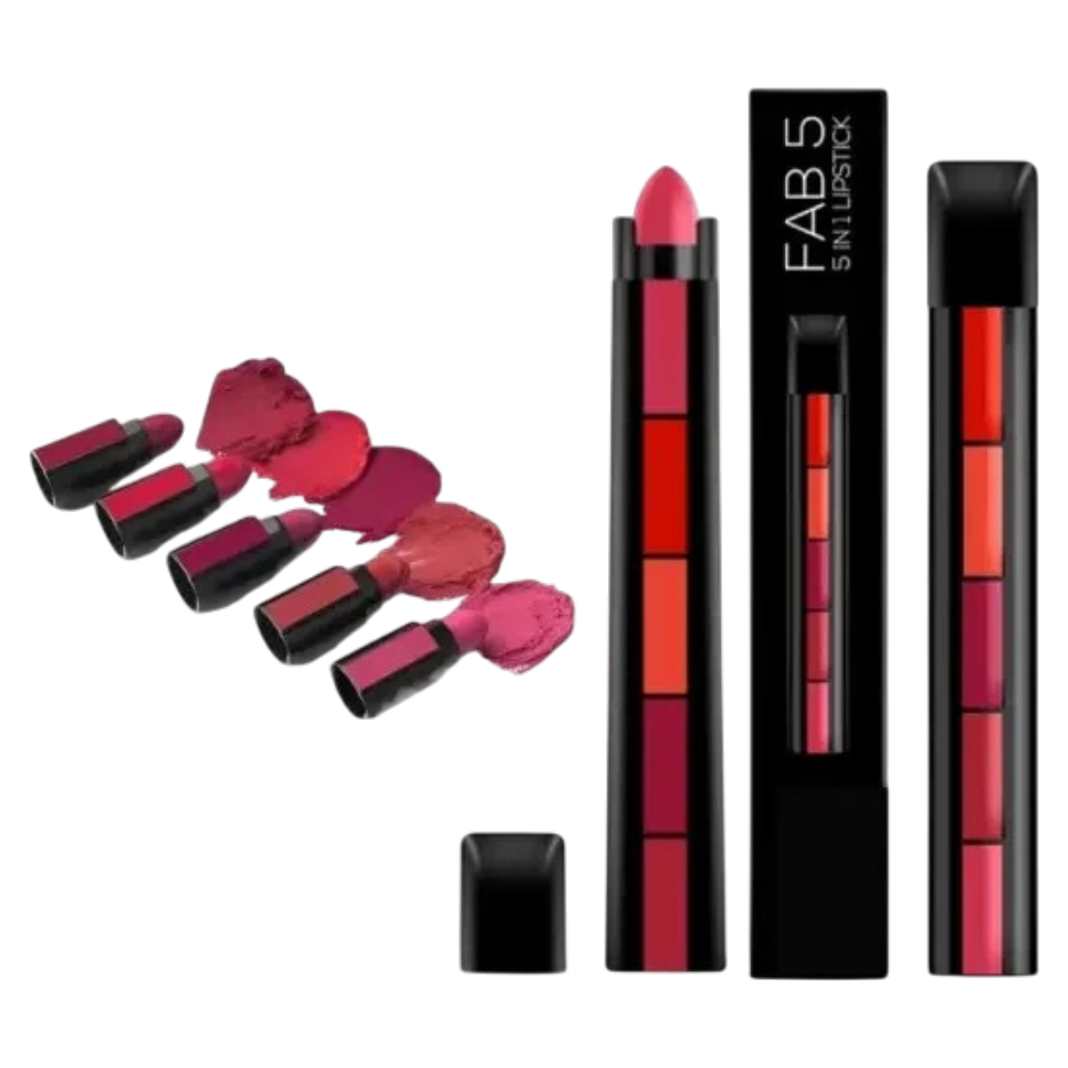Huda Beauty 5 in 1 Lipstick - Image 2