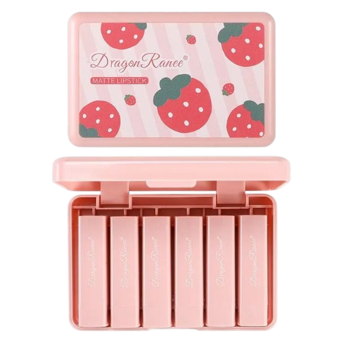 Dragon Ranee Strawberry Matte Velvet Lipstick - Image 2