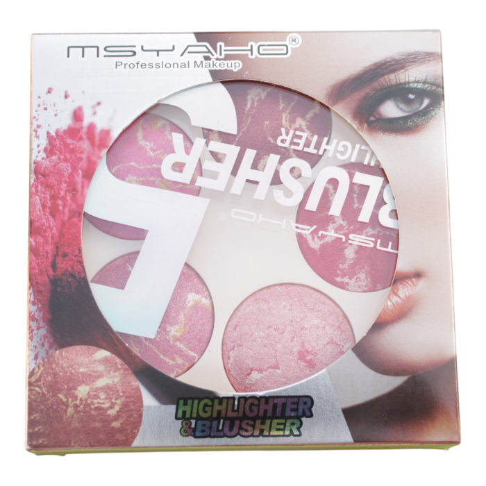 MSYAHO 5 Color Terracotta Blusher & Highlighter