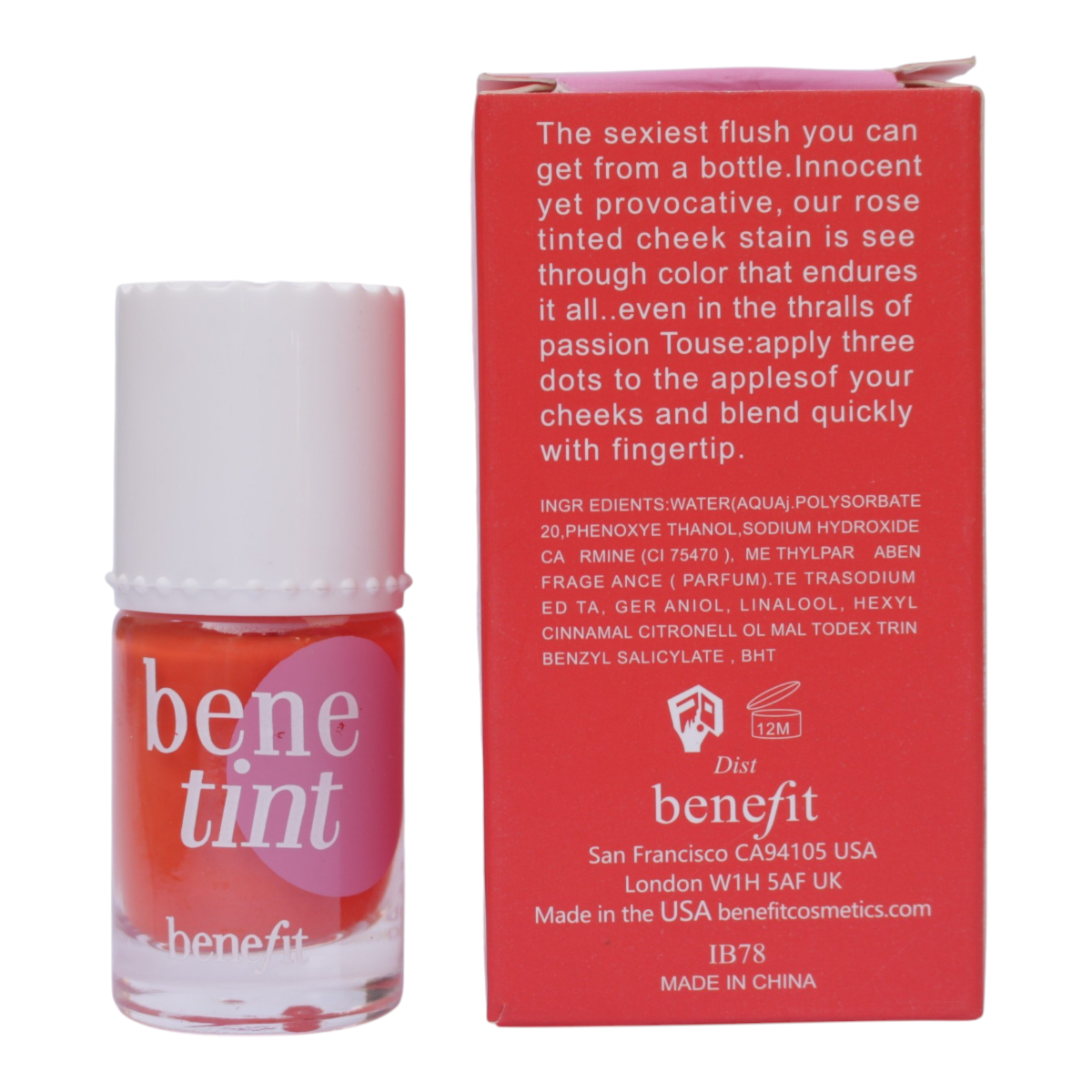 BENEFIT BENE TINT LIP & CHECK STAIN 12.5 ML - Image 3
